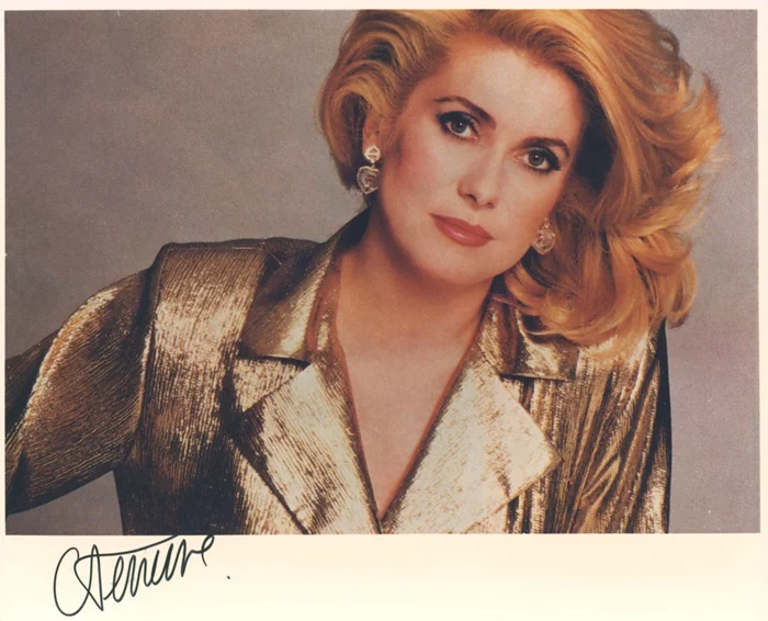Catherine Deneuve autograph