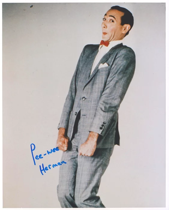 Pee-Wee Herman autograph