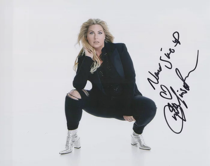 Courtney Warner autograph