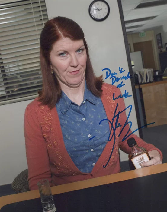 Kate Flannery autograph