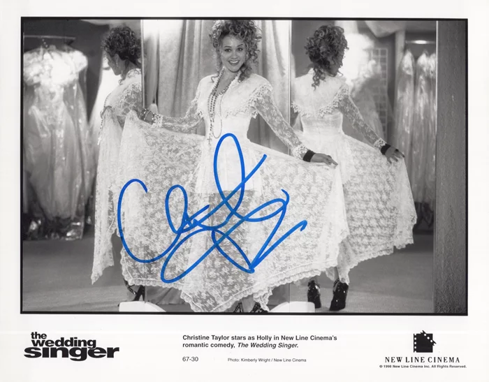 Christine Taylor autograph