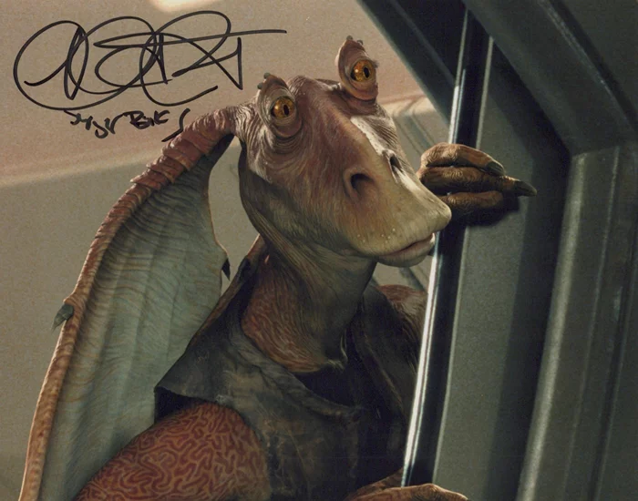 Ahmed Best autograph