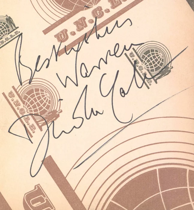 David McCallum autograph