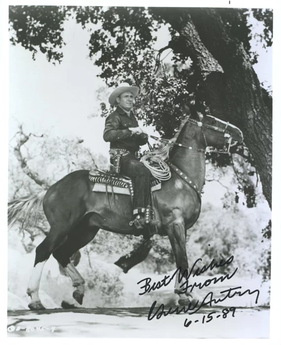 Gene Autry autograph