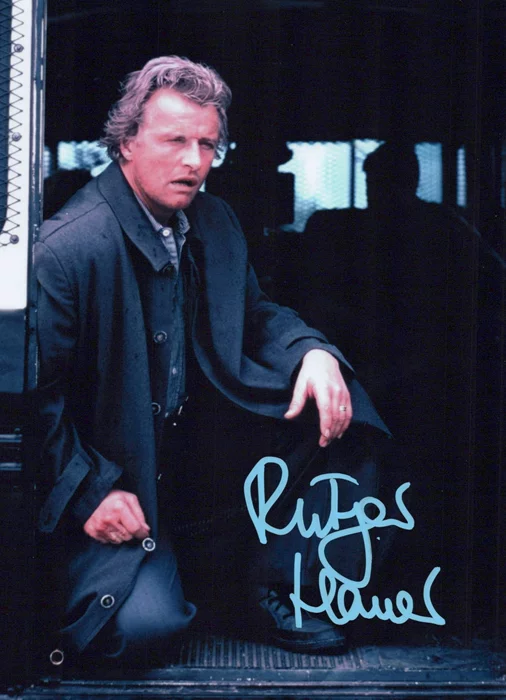 Rutger Hauer autograph