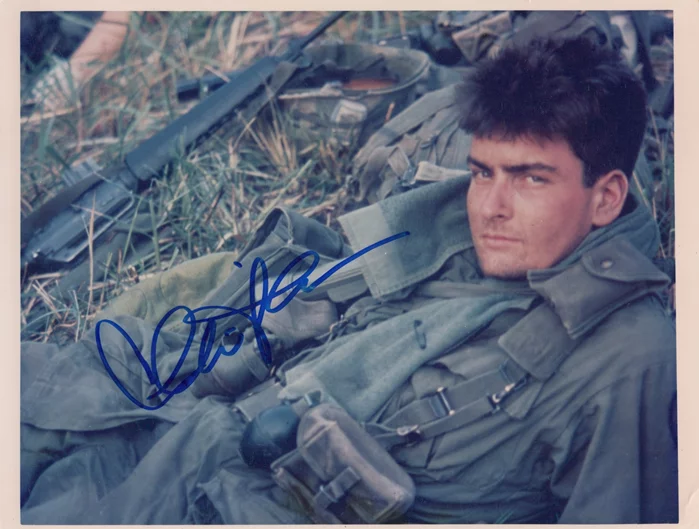 Charlie Sheen autograph