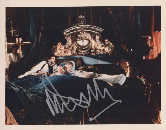 Malcolm McDowell autograph