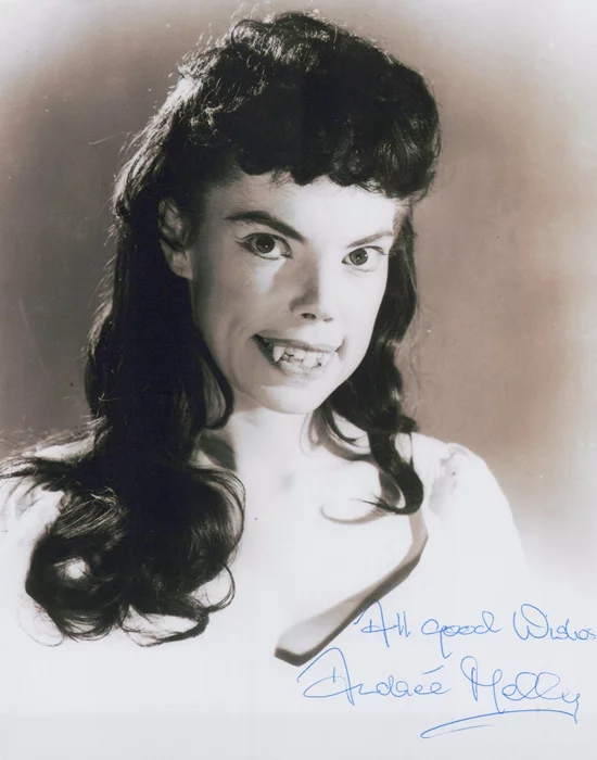Andree Melly autograph