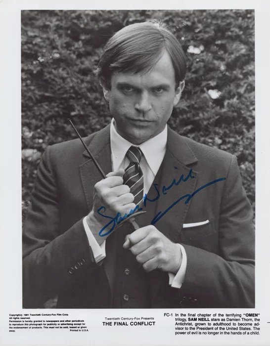 Sam Neill autograph