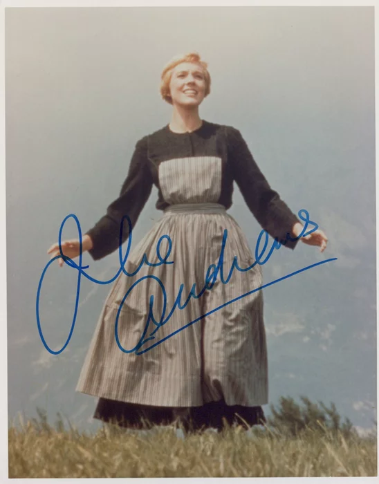Julie Andrews autograph