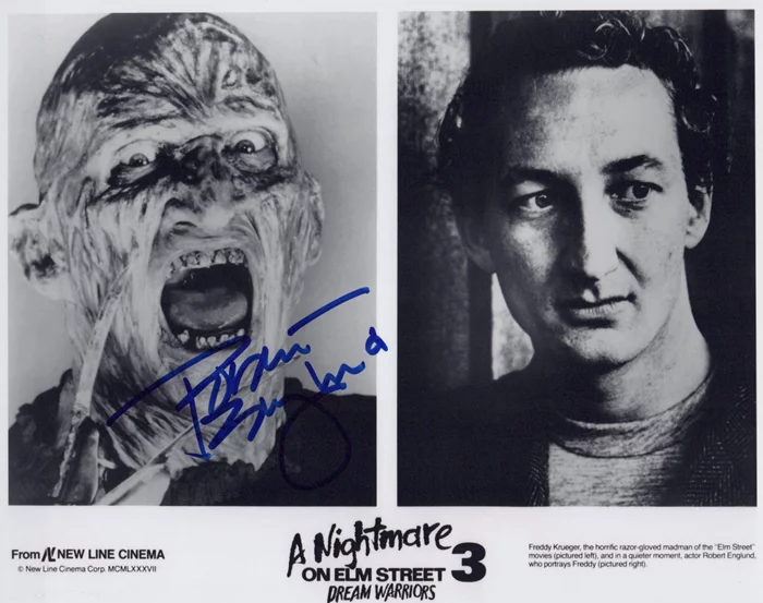 Robert Englund autograph