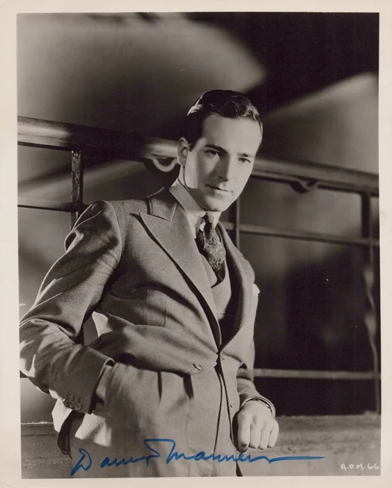 David Manners autograph