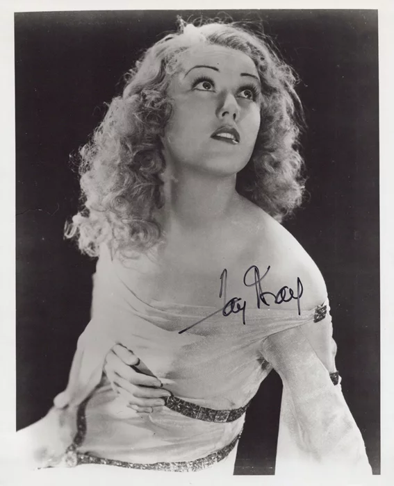 Fay Wray autograph