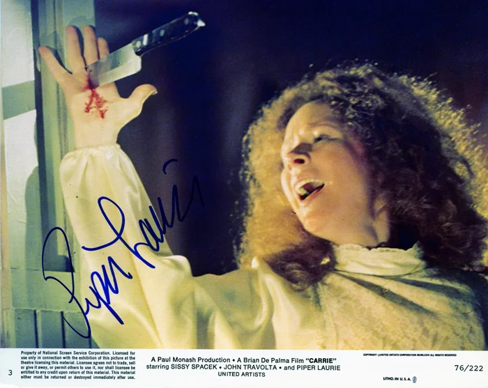 Piper Laurie autograph