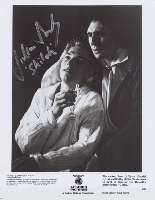 Julian Sands autograph
