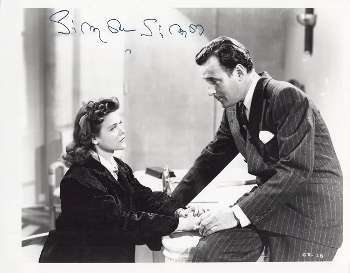Simone Simon autograph