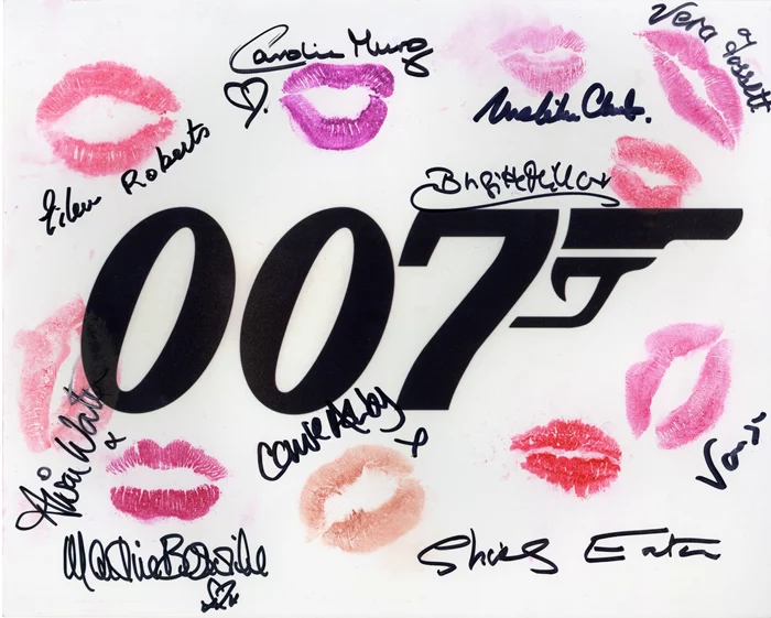 James Bond Girls autograph