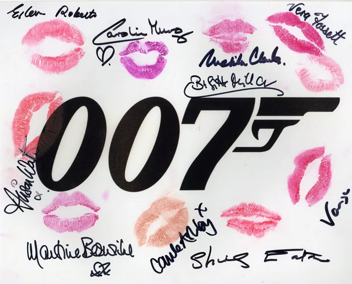 James Bond Girls autograph
