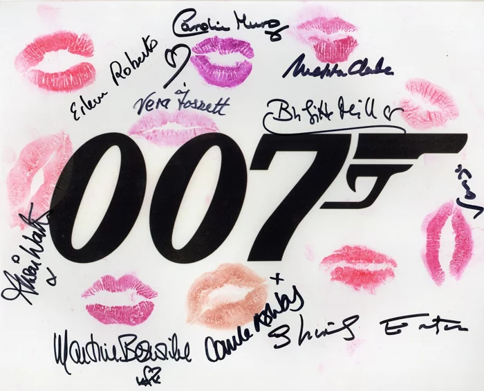 James Bond Girls autograph