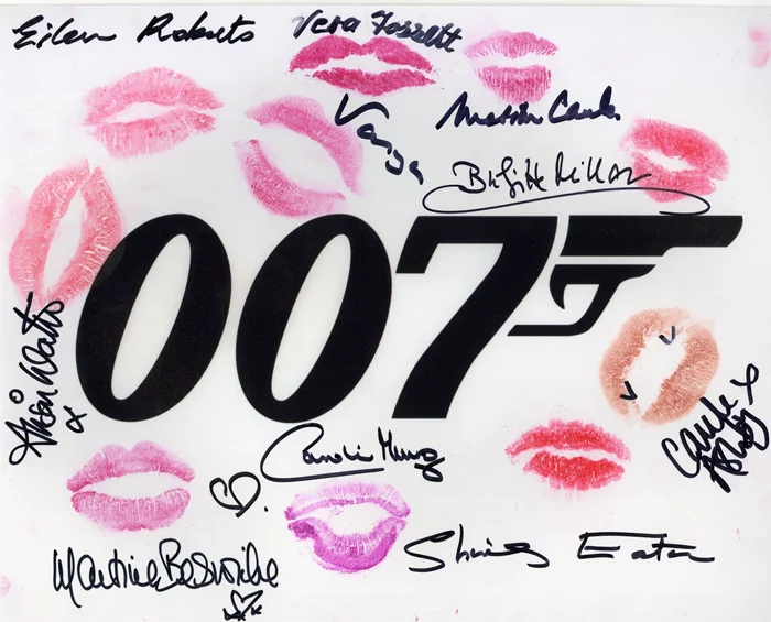 James Bond Girls autograph