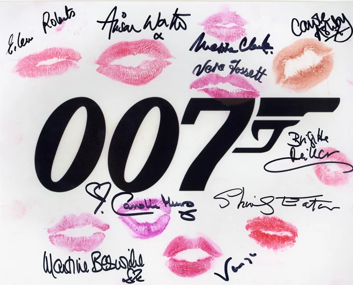 James Bond Girls autograph