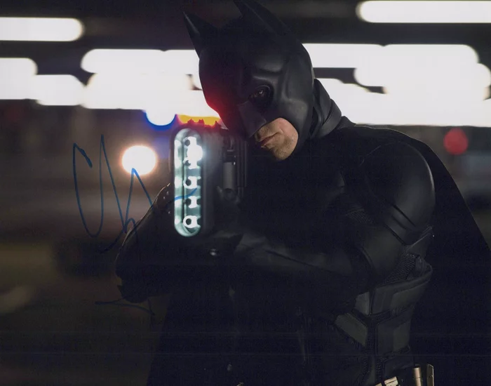 Christian Bale autograph
