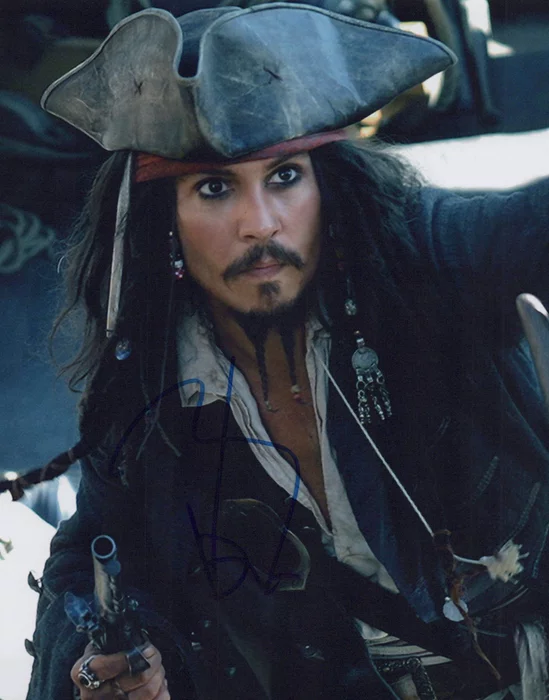 Johnny Depp autograph