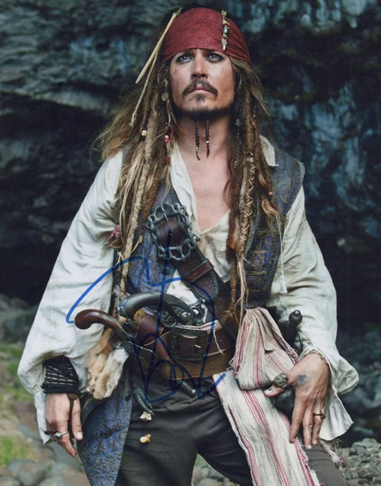 Johnny Depp autograph