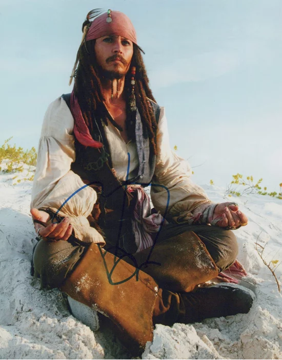 Johnny Depp autograph