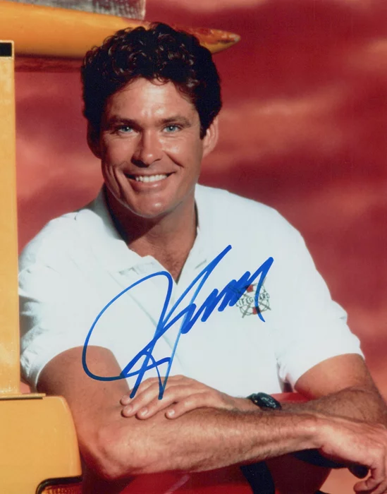 David Hasselhoff autograph