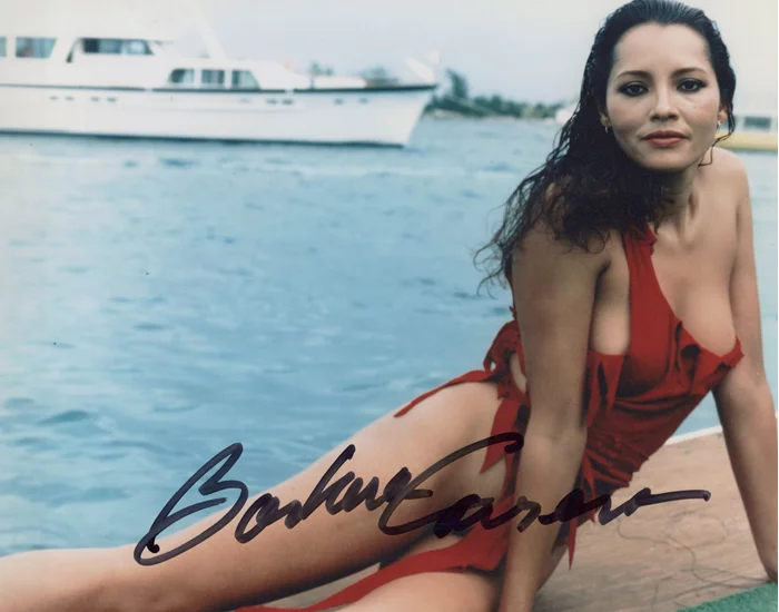 Barbara Carrera autograph