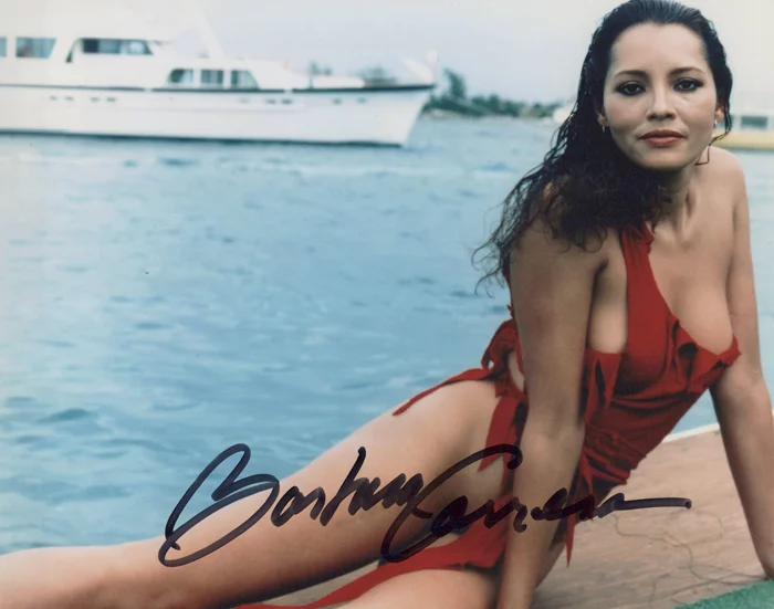 Barbara Carrera autograph