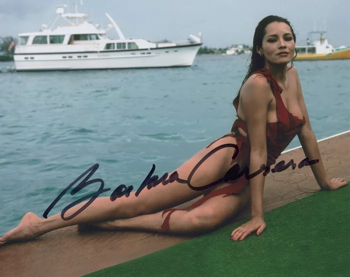 Barbara Carrera autograph