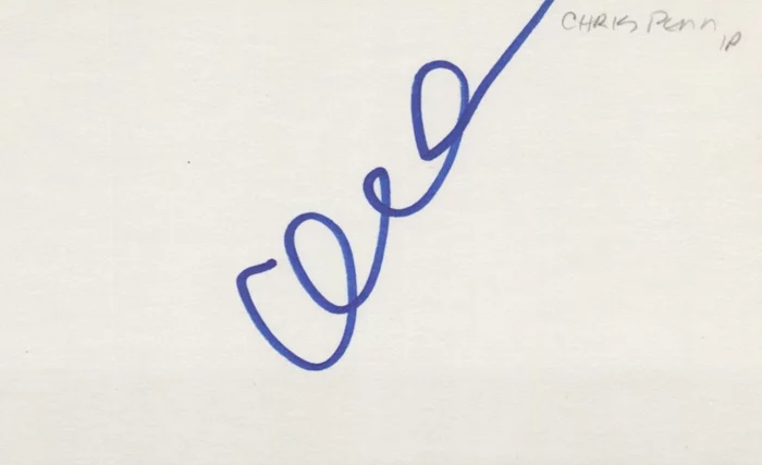 Chris Penn autograph