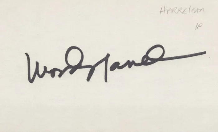 Woody Harrelson autograph
