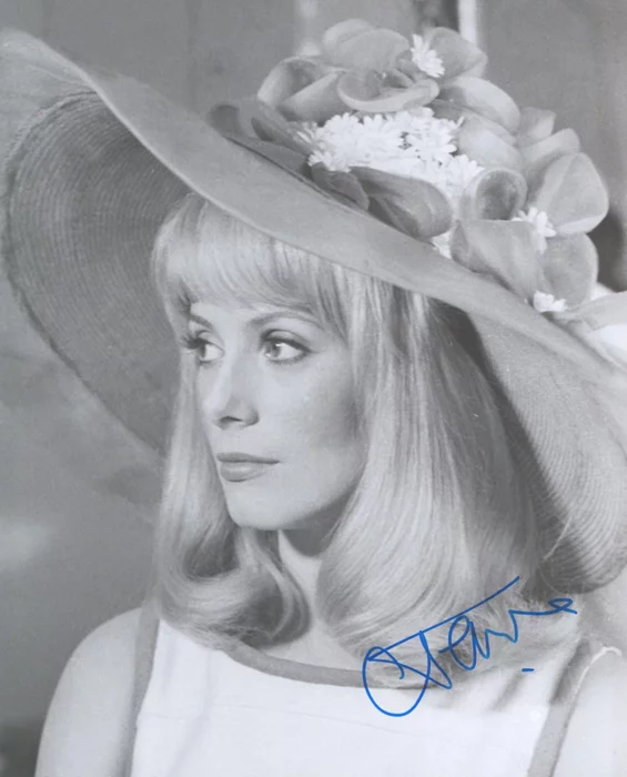 Catherine Deneuve autograph