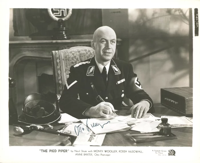 Otto Preminger autograph