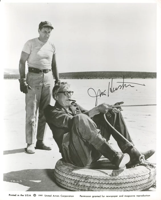 John Huston autograph