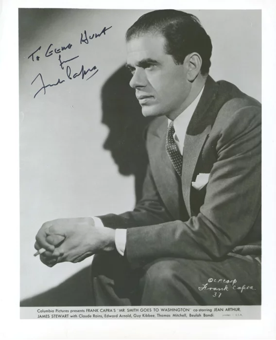 Frank Capra autograph