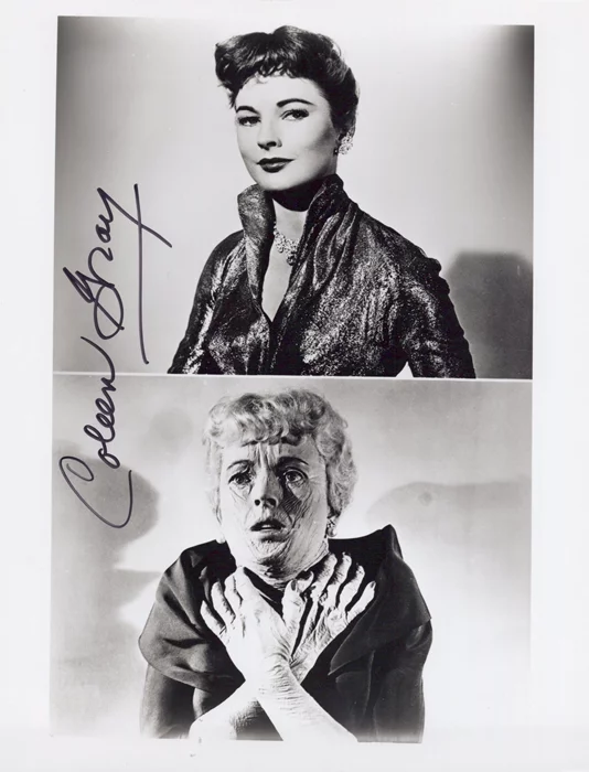 Coleen Gray autograph