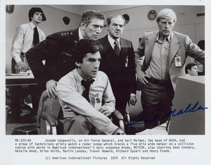 Karl Malden autograph