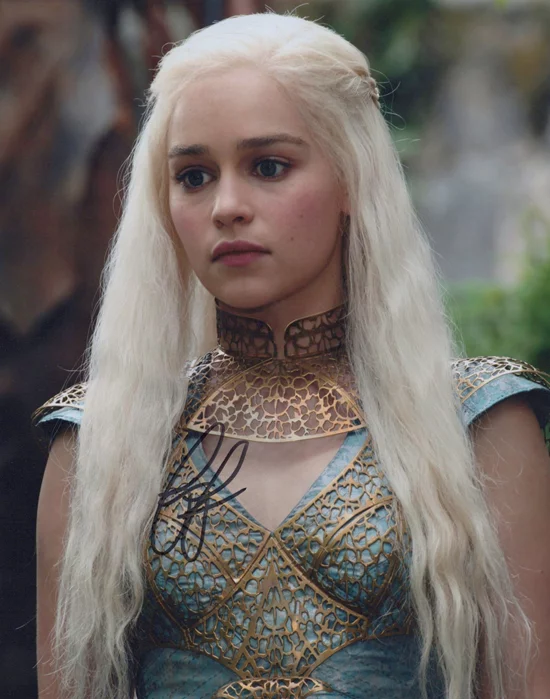 Emilia Clarke autograph