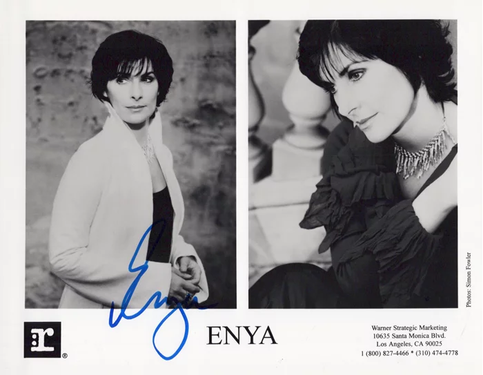 Enya autograph