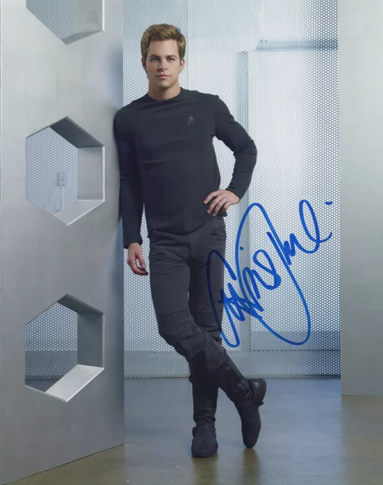Chris Pine autograph