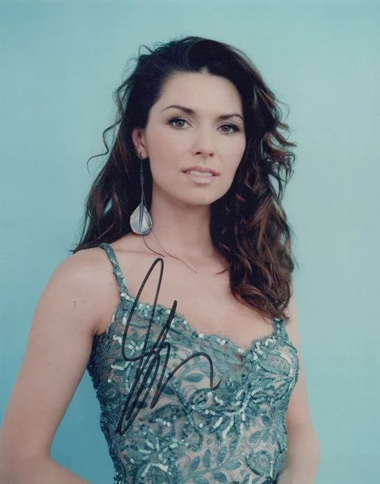 Shania Twain autograph