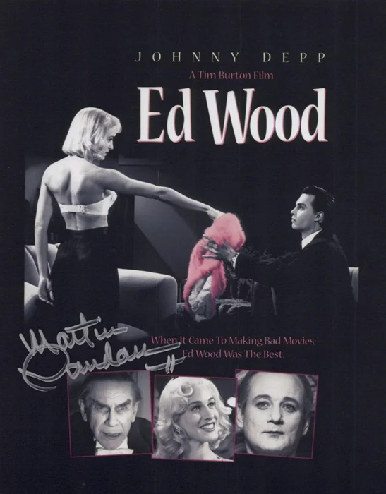 Martin Landau autograph