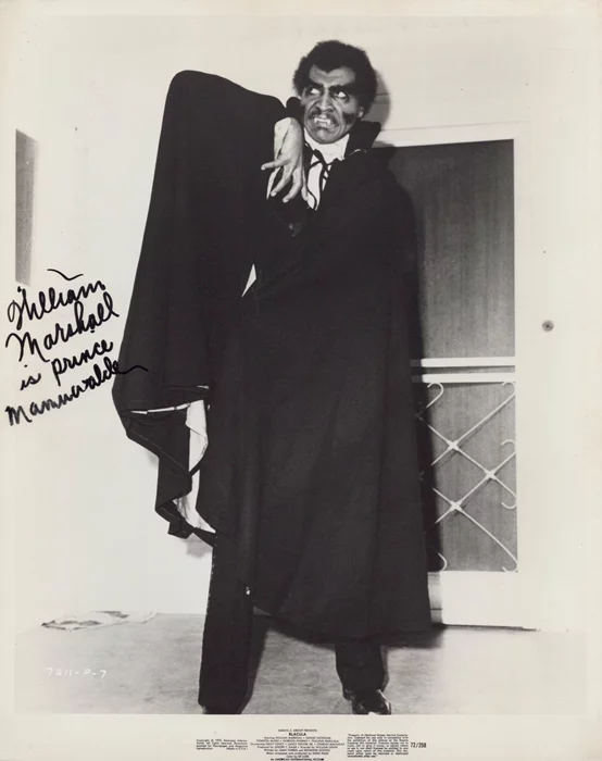 William Marshall autograph