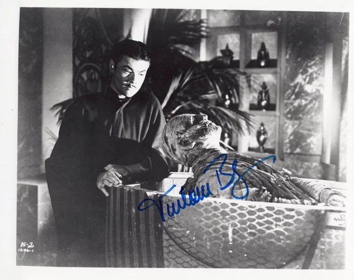 Turhan Bey autograph