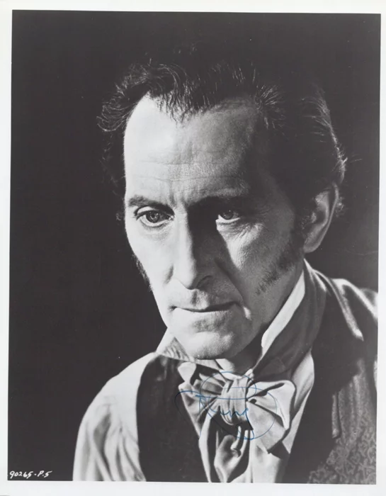 Peter Cushing autograph