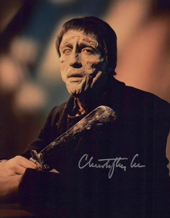 Christopher Lee autograph